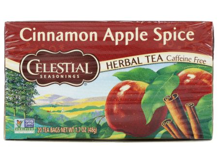 Celestial Seasonings - Herbal Tea Cinnamon Apple Spice, 20 Bags (Pack of 6) Online Hot Sale