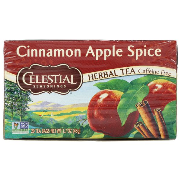 Celestial Seasonings - Herbal Tea Cinnamon Apple Spice, 20 Bags (Pack of 6) Online Hot Sale