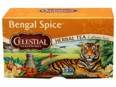 Celestial Seasonings - Herbal Tea Bengal Spice, 20 Bags (Pack of 6) on Sale