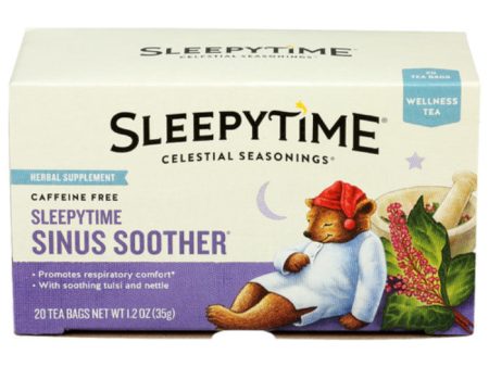 Celestial Seasonings - Herbal Tea Sleepytime Sinus Soother, 20 Bags (Pack of 6) Discount