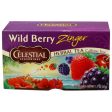 Celestial Seasonings - Herbal Tea Wild Berry Zinger, 20 Bags (Pack of 6) For Cheap