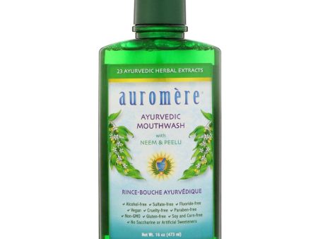 Auromere - Mouthwash Ayurvedic Neem & Peelu, 16 oz Sale