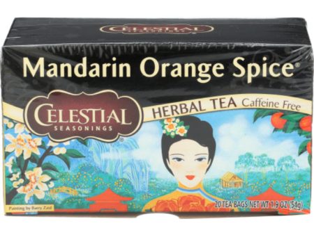 Celestial Seasonings - Herbal Tea Mandarin Orange Spice, 20 Bags (Pack of 6) Online Sale