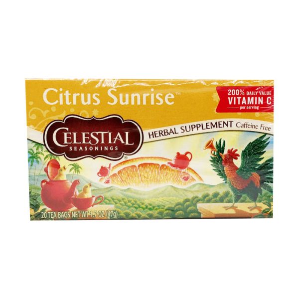 Celestial Seasonings - Herbal Tea Citrus Sunrise, 20 Bags (Pack of 6) Sale