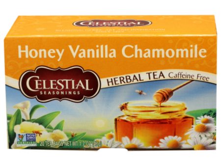 Celestial Seasonings - Herbal Tea Honey Vanilla Chamomile, 20 Bags (Pack of 6) For Cheap