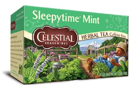 Celestial Seasonings - Herbal Tea Sleepytime Mint, 20 Bags (Pack of 6) Sale