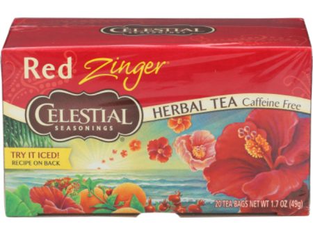 Celestial Seasonings - Herbal Tea Red Zinger, 20 Bags (Pack of 6) Online now