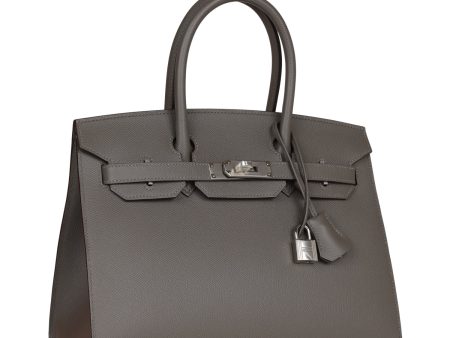 Hermes Birkin Sellier 30 Gris Meyer Epsom Palladium Hardware Online