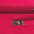 Hermes Kelly Wallet To Go Rose Mexico Chevre Palladium Hardware Fashion