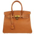 HERMES * BIRKIN 30 Handbag Gold Courchevel Hot on Sale