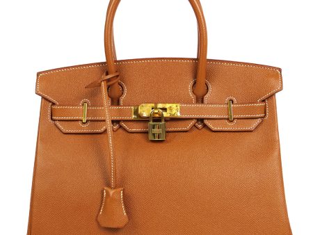 HERMES * BIRKIN 30 Handbag Gold Courchevel Hot on Sale