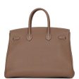 Hermes Birkin 35 Etoupe Togo Palladium Hardware For Discount