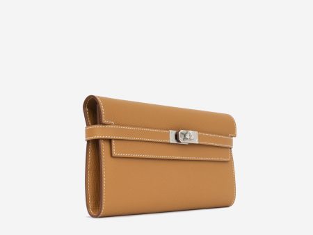 Hermes Kelly Wallet - Gold Online Hot Sale