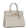 Hermes Birkin 30 Gris Perle Togo Gold Hardware For Sale