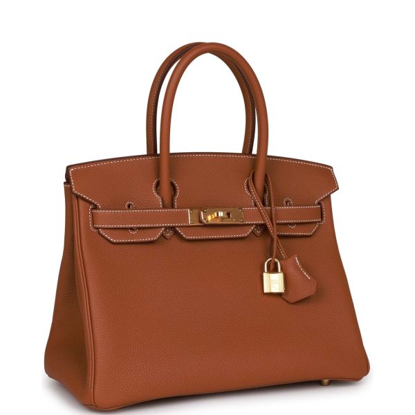 Hermes Birkin 30 Gold Togo Gold Hardware on Sale