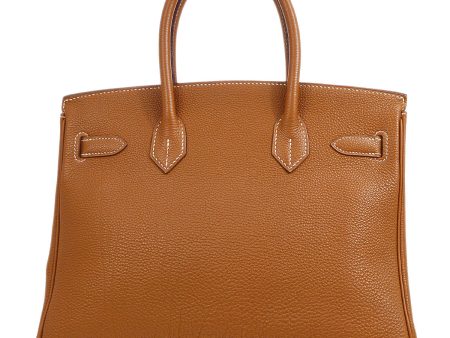 HERMES 2003 BIRKIN 30 Gold Togo For Sale