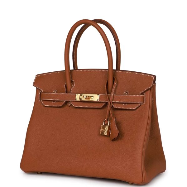 Hermes Birkin 30 Gold Togo Gold Hardware on Sale