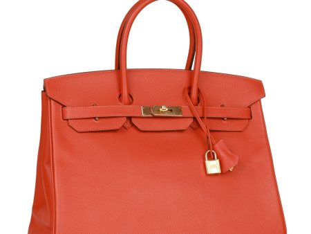 Hermes Birkin 35 Mangue Epsom Gold Hardware Supply