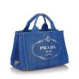 Prada Canapa Logo Canvas Handbag 27070 Hot on Sale