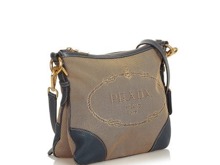 Prada Canapa Logo Canvas Crossbody Bag 26688 Discount