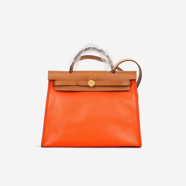 Hermes 31 - Orange Mecano Berline Toile Online Hot Sale