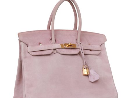 Vintage Hermes Birkin 35 Lilac Doblis Gold Hardware Online Sale