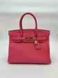 Hermes Birkin 30 Epsom Rose Azalee Gold Hardware Hot on Sale