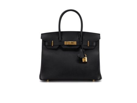 Hermes Birkin 30 Epsom Noir Gold hardware Y stamp 2020 Cheap