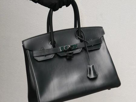 HERMES * 2011 BIRKIN 30 So Black Box calf For Sale