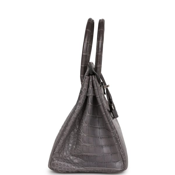 Hermes Birkin 30 Gris Paris Matte Alligator Palladium Hardware Online