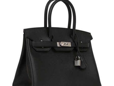 Hermes Birkin 30 Black Epsom Palladium Hardware For Discount