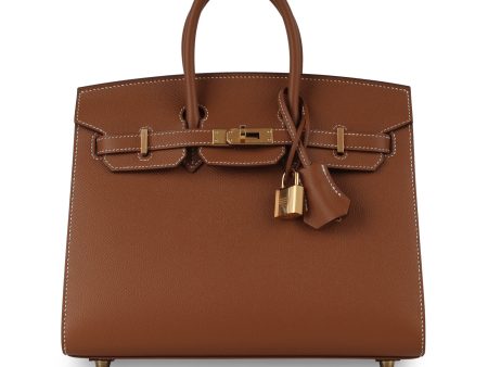 Hermes Birkin 25 - Gold Sellier Epsom Online Sale