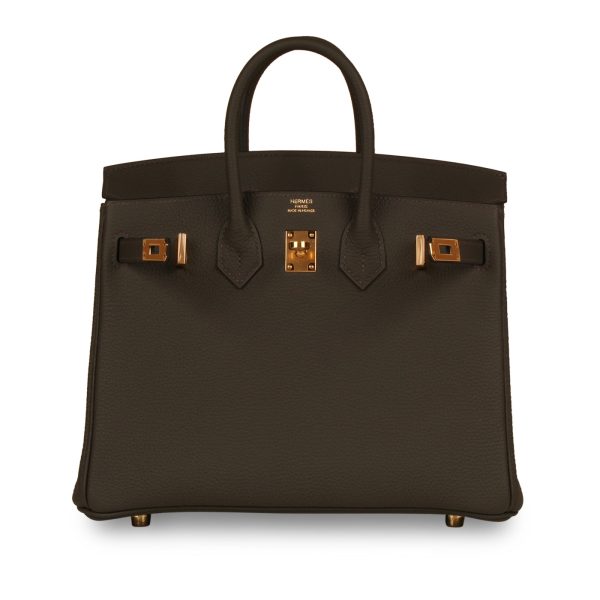 Hermes Birkin 25 - Vert De Gris Togo - GHW on Sale