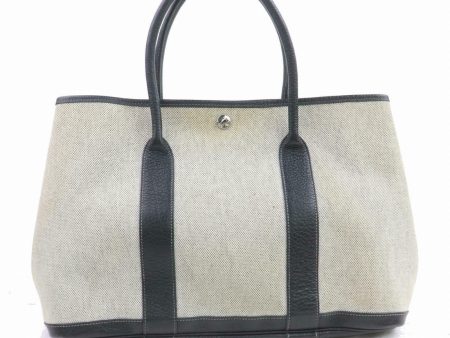 Brand Inspired Hermes Tote Bag Cream Canvas (SHC7-10029) For Discount