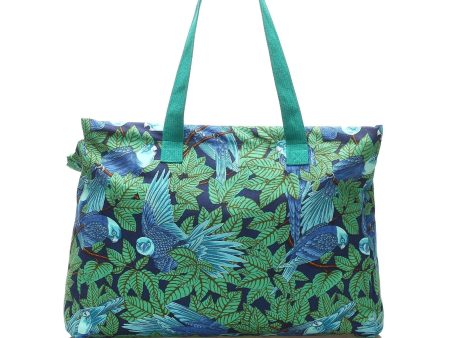 Hermes Printed Canvas Tote Bag (SHG-11688) Online now