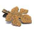 Branch Out Hair Clip - Hand Painted Fall Leaf on Alligator Clip Online now