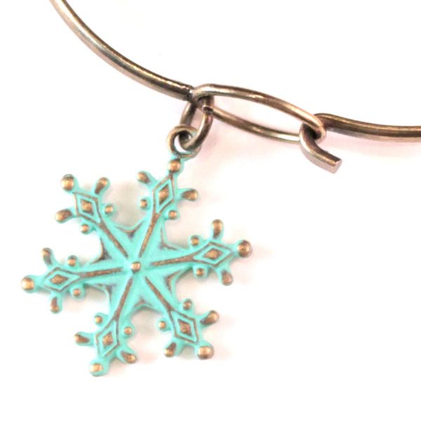 Snowflake Charm Bracelet or Necklace Online Hot Sale