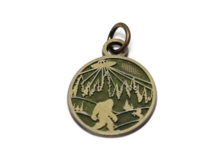 Bigfoot - Believe in Yourself Charm Token: Bracelet, Necklace, or Charm Only - Inspirational Jewelry Online Hot Sale