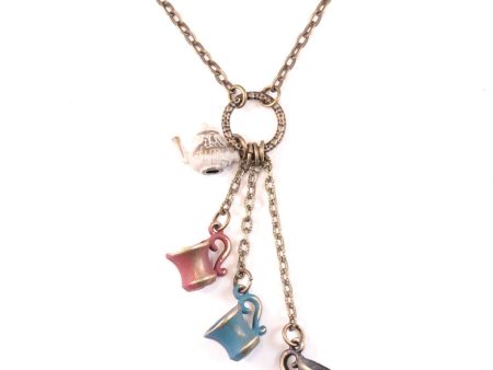 Tea Time Necklace For Cheap