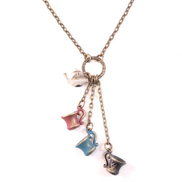 Tea Time Necklace For Cheap