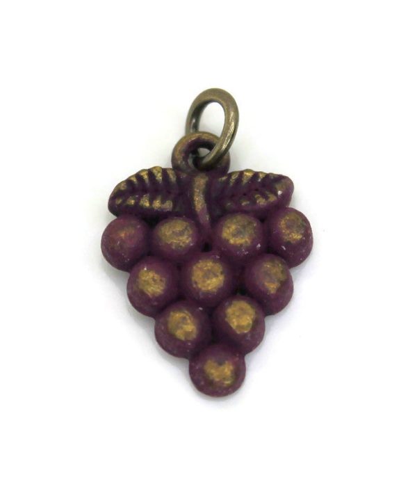 Grapes Charm Bracelet, Necklace, or Charm Only on Sale