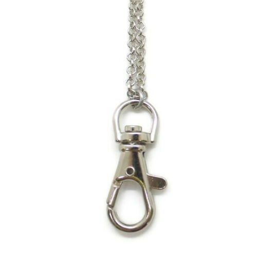 Charm Keeper Necklace Blank Silver on Sale