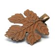 Branch Out Hair Clip - Hand Painted Fall Leaf on Alligator Clip Online now