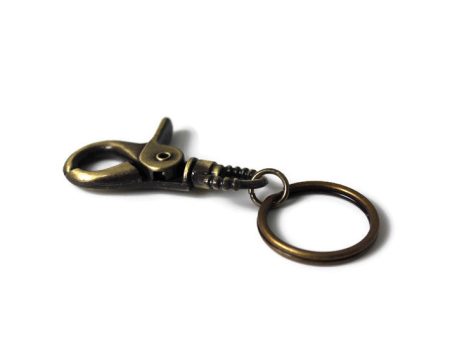 Snap Swivel Key Ring Blank Bronze Cheap