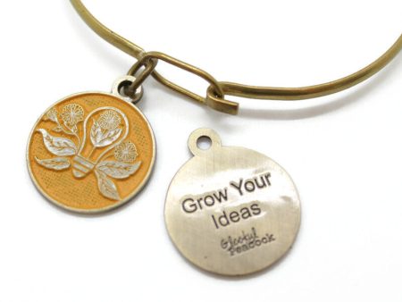 Grow Your Ideas Token Charm Bracelet, Necklace, or Charm Only For Sale