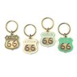 Route 66 Keychain - High Quality Thick Metal Key Ring Supply