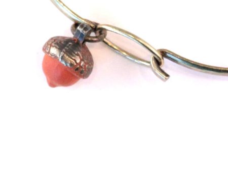 Acorn Charm Bracelet, Necklace, or Charm Only For Sale