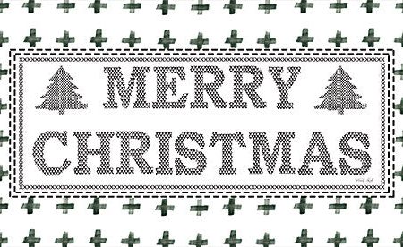 CIN2708 - Merry Christmas Stitchery  - 18x9 For Cheap