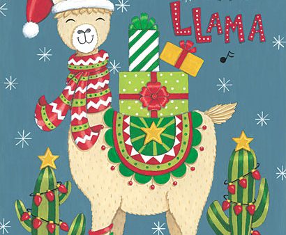 DS1984 - Fa La La La Llama - 12x16 Cheap