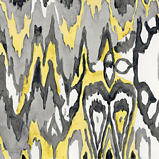 SDS845 - Yellow-Gray Ikat 1 - 12x12 For Discount